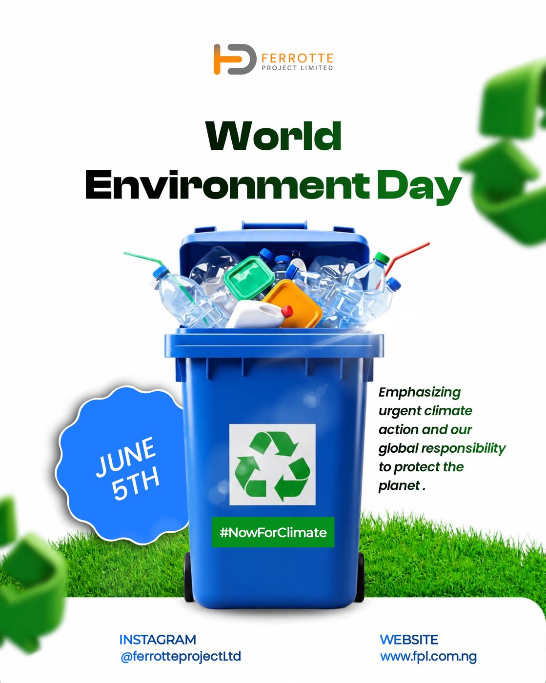 Ferrotte World Environment Day social post
