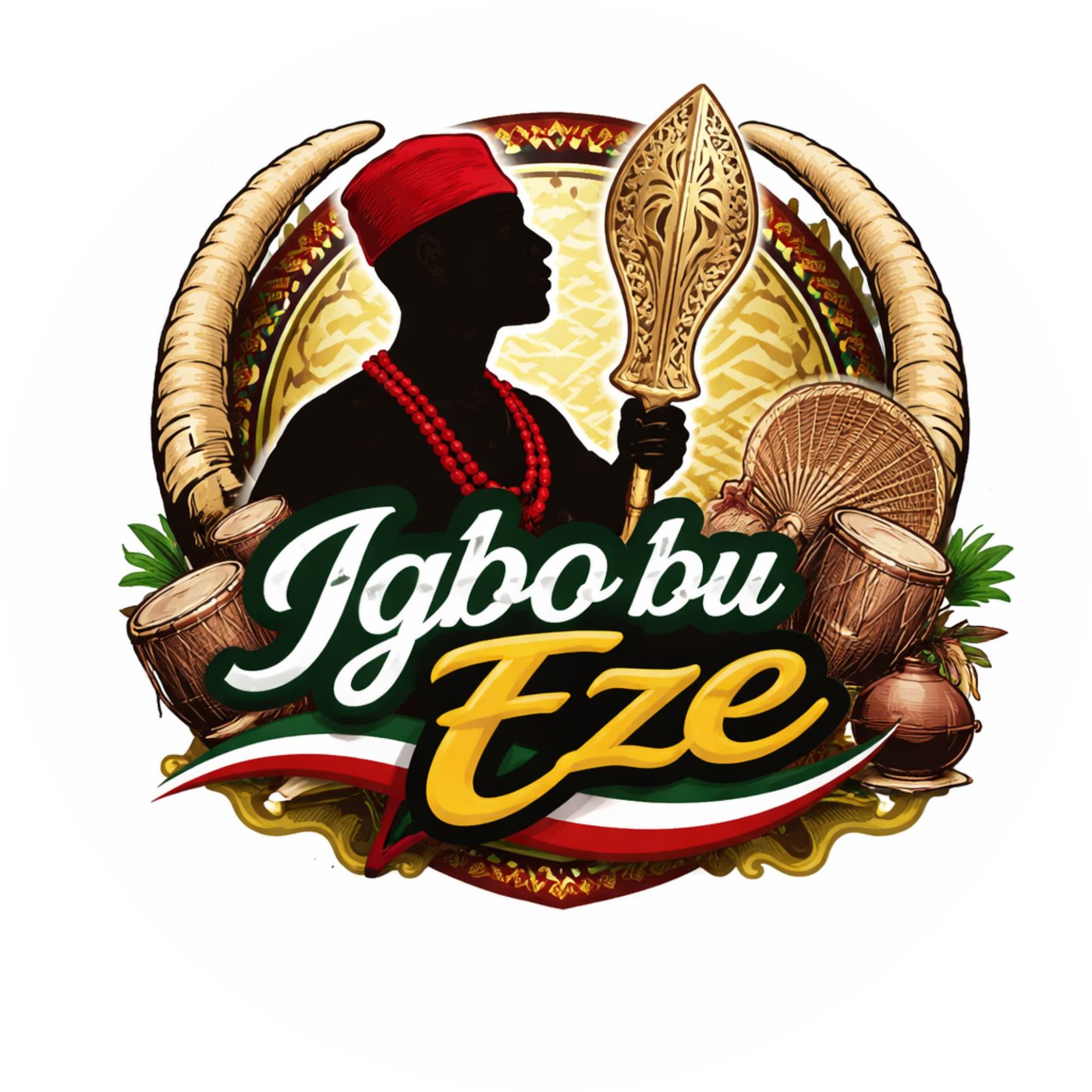 Igbo Bu Eze community logo and brand identity